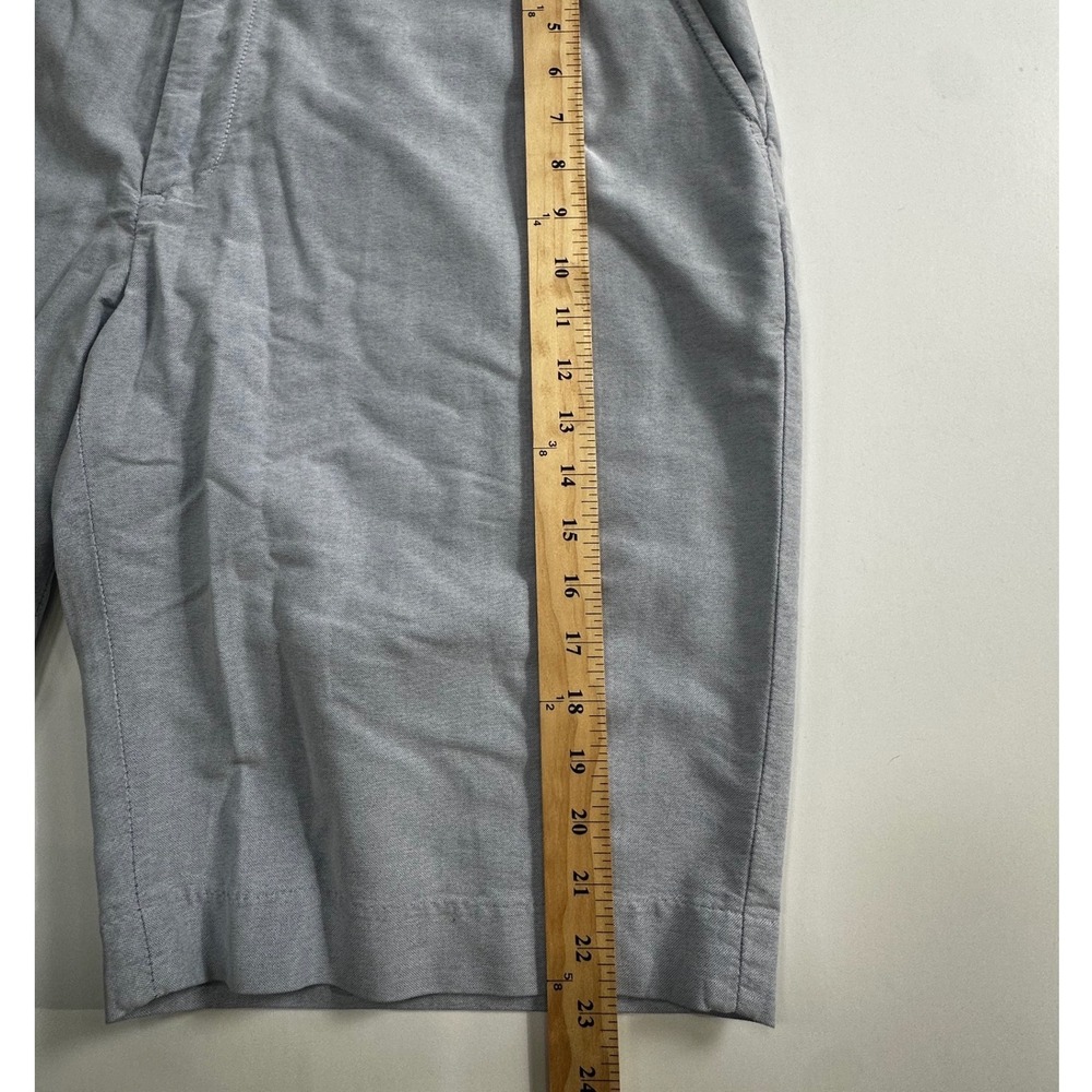 Polo Ralph Lauren Mens Shorts Size 40 Blue Grey Flat Front Casual Classic Fit - Picture 5 of 11